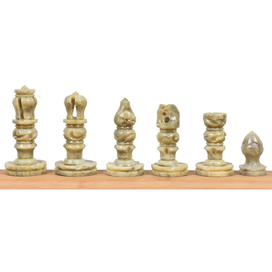 Indian Antique Style Marble Chess Set Box
