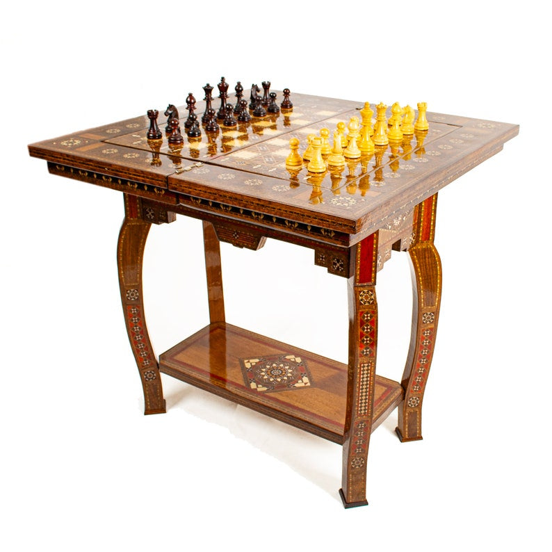 Limited Edition Chess & Backgammon Table