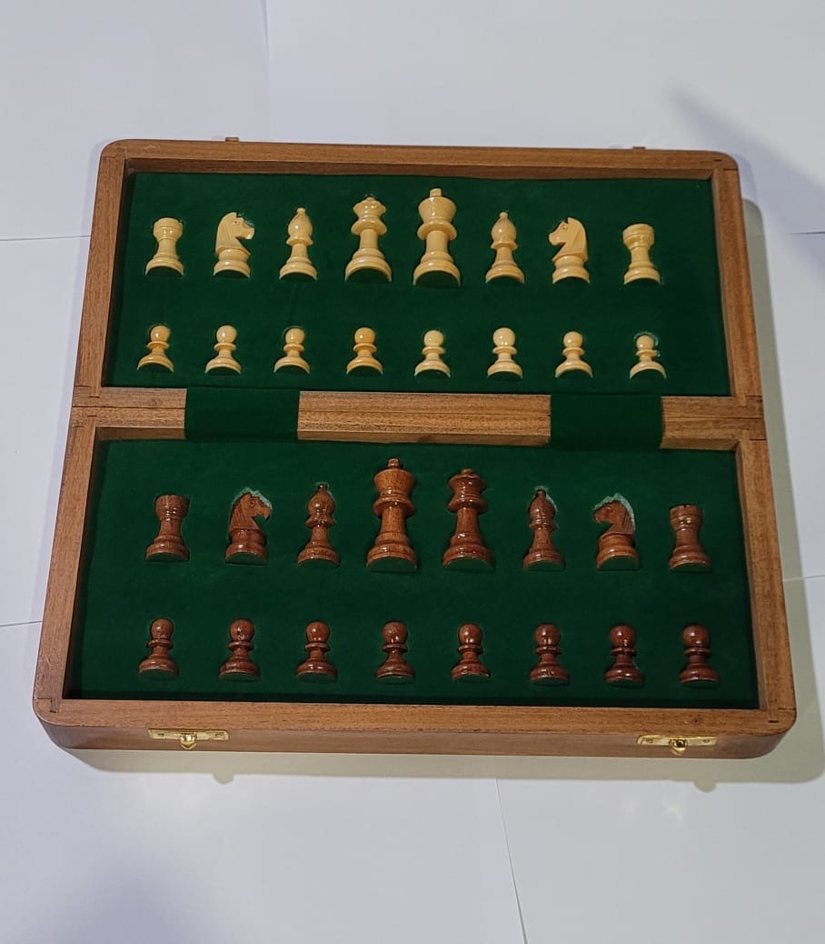 Wooden Magnetic Chess Set