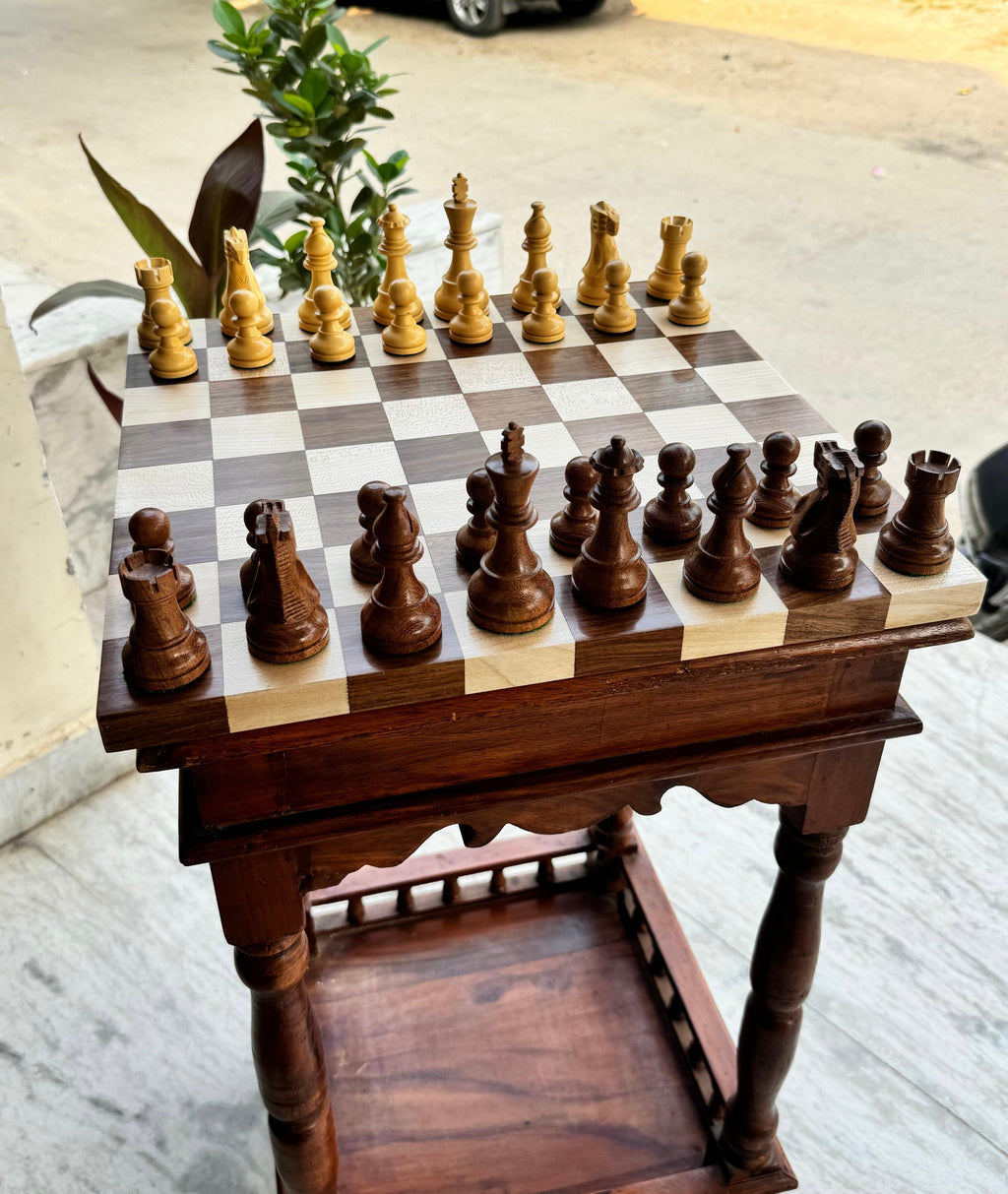 Hand Crafted Limited Edition Wooden Chess Set