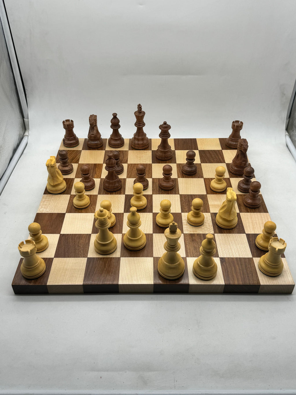 Hand Crafted Limited Edition Wooden Chess Set