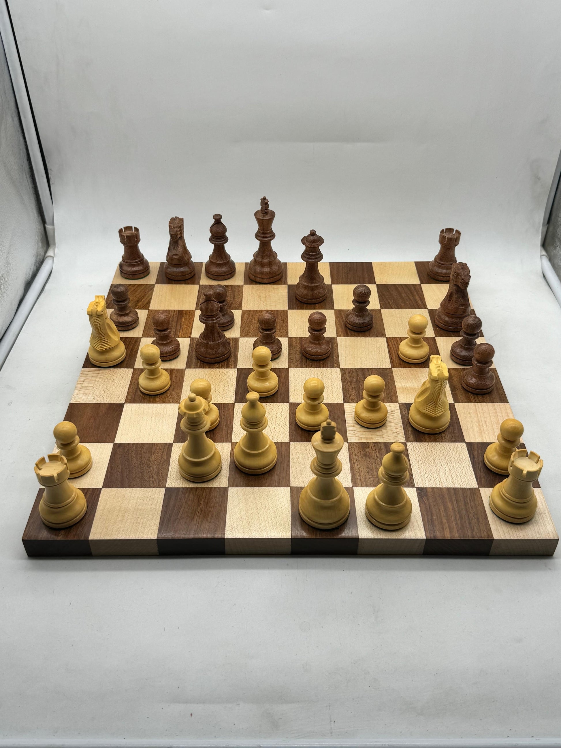 Hand Crafted Limited Edition Wooden Chess Set