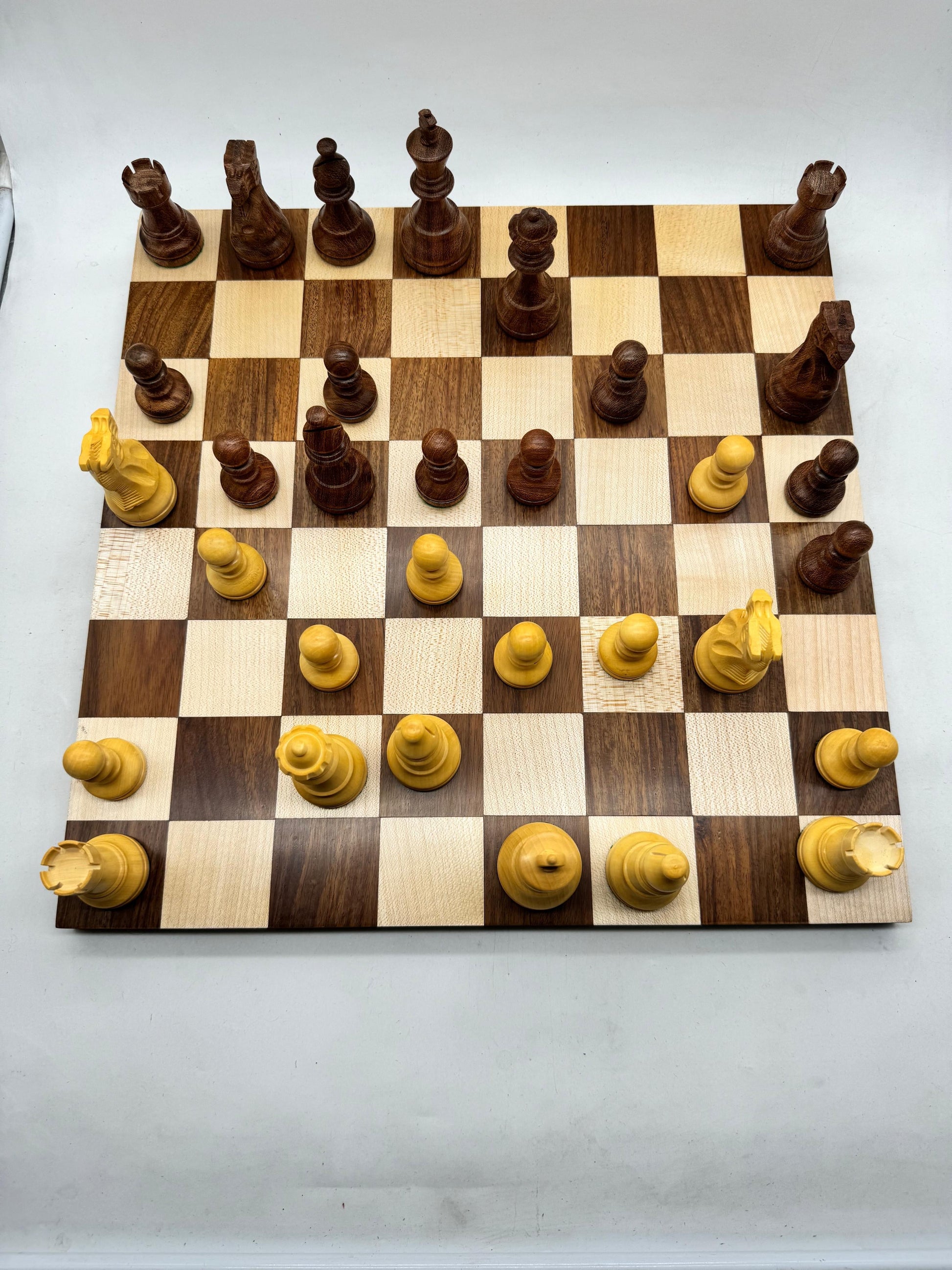 Hand Crafted Limited Edition Wooden Chess Set