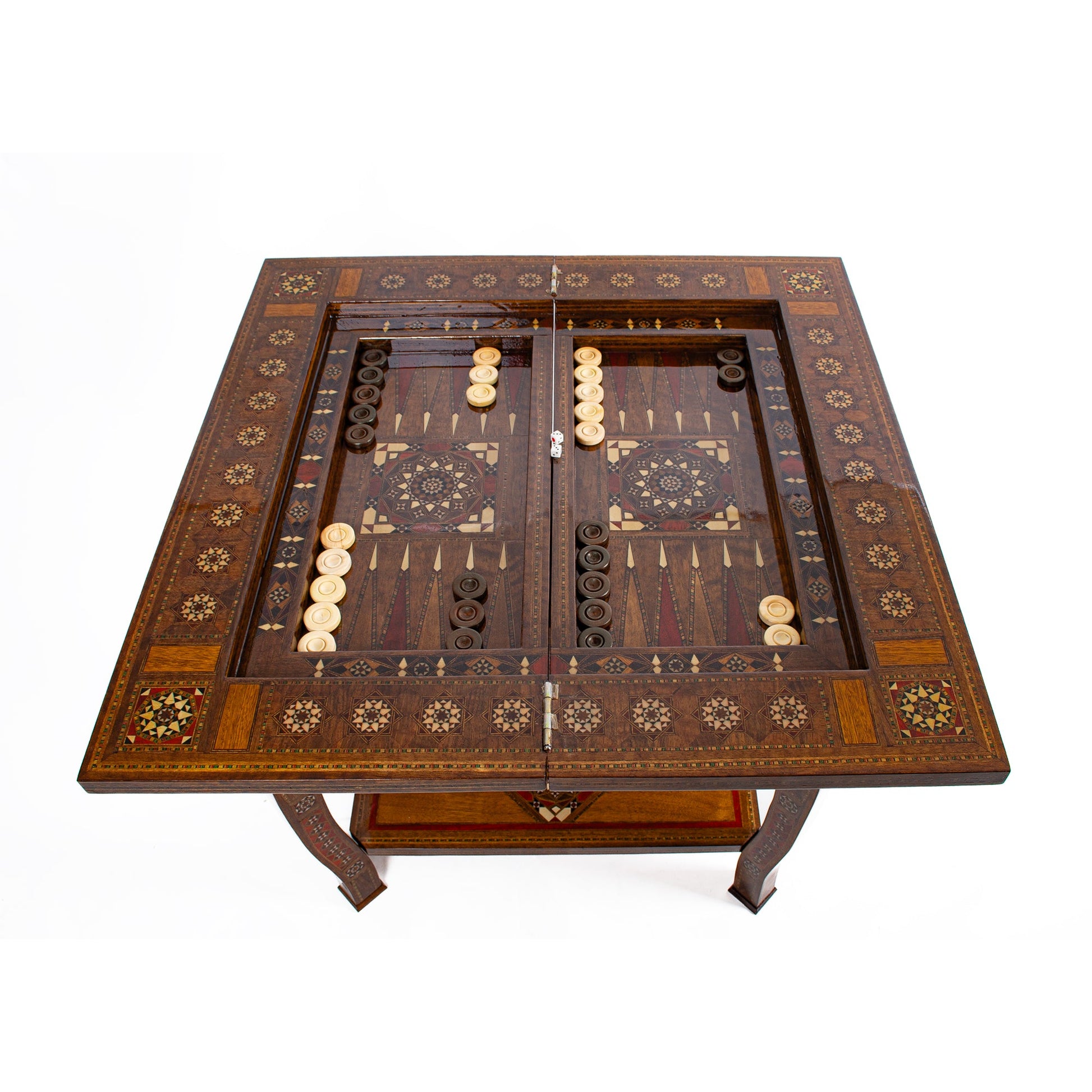 Limited Edition Chess & Backgammon Table