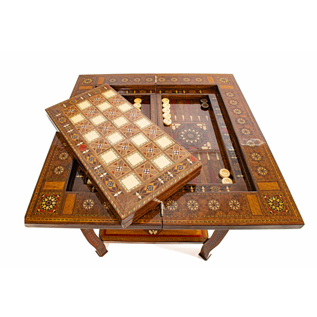 Limited Edition Chess & Backgammon Table
